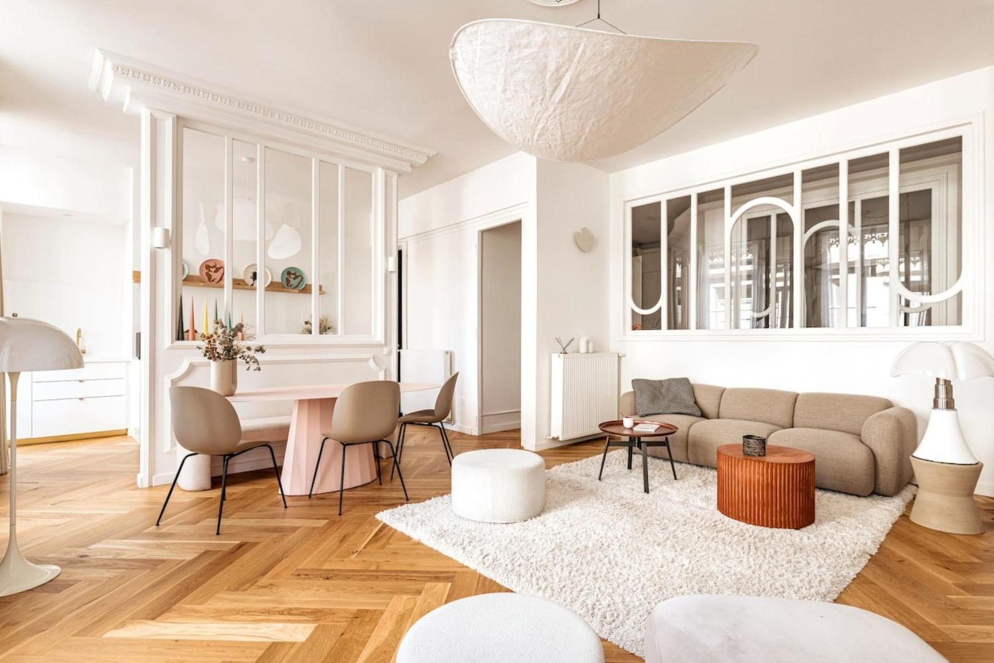 Beige Hospitalite - Apotheose Luxueux- 3 Chambres - Parking Prive Сент Етиен Екстериор снимка